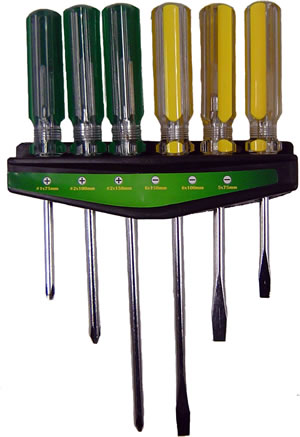 Screwdriver Set 6pce $6.50